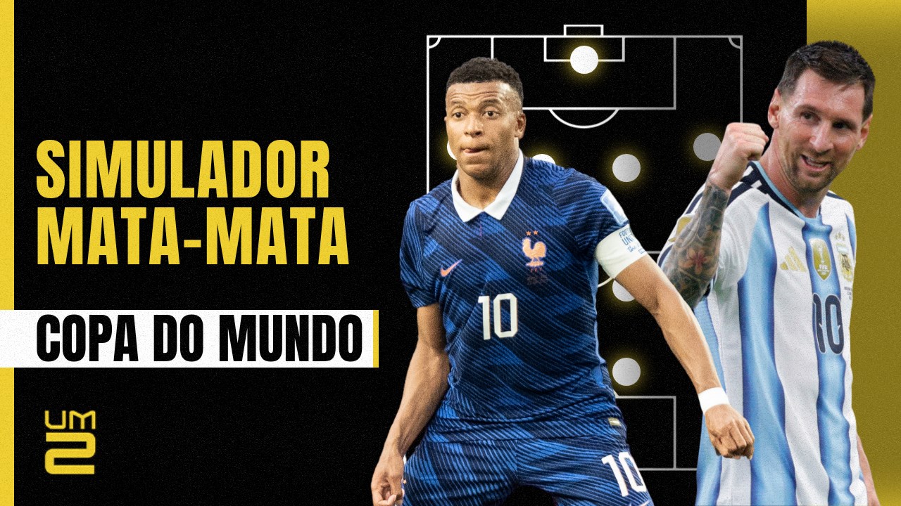 Quais os jogos do mata-mata da Copa do Mundo? Simule os confrontos com o chaveamento atualizado