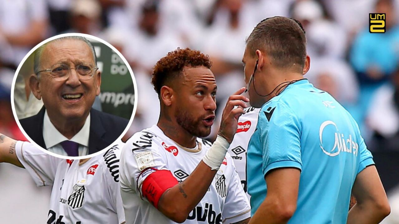 Galvão Bueno critica Neymar e destaca ‘passeio’ do Coritiba: “3 a 0 foi pouco”