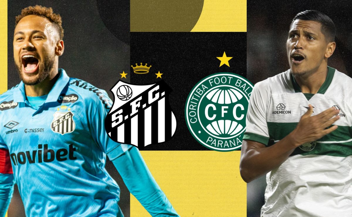 Santos x Coritiba: Escalações e onde assistir ao vivo