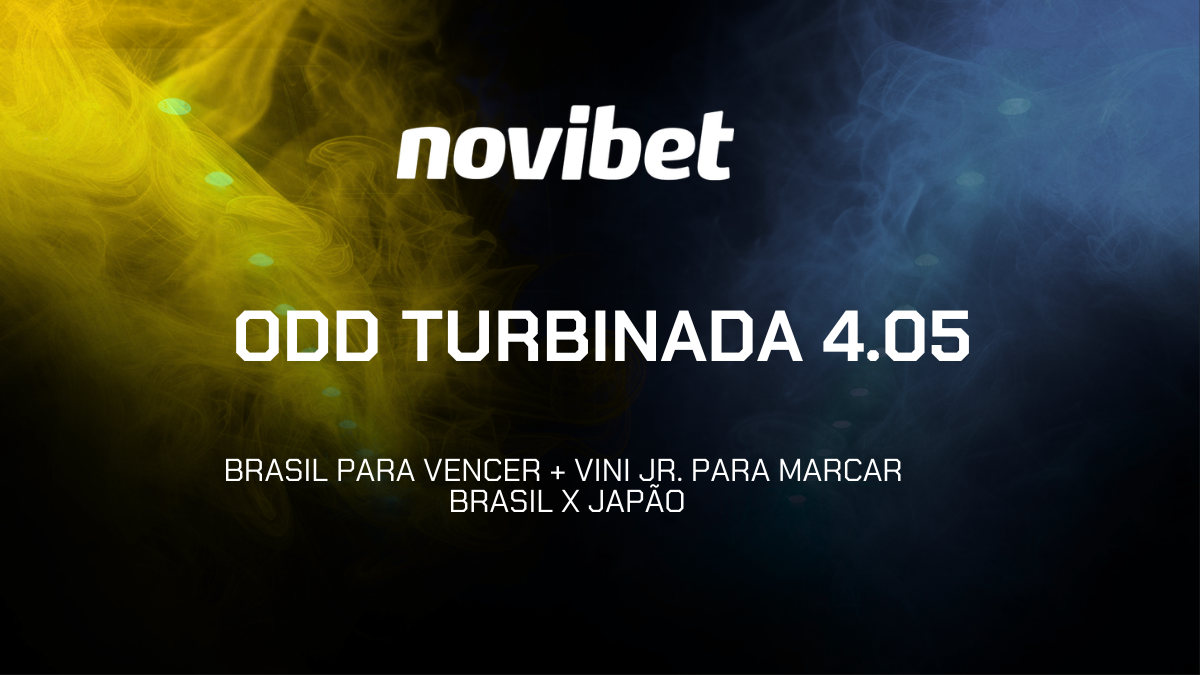 Odd turbinada de 4.05: Brasil vencer + Vini Jr marcar a qualquer momento na Copa 2026