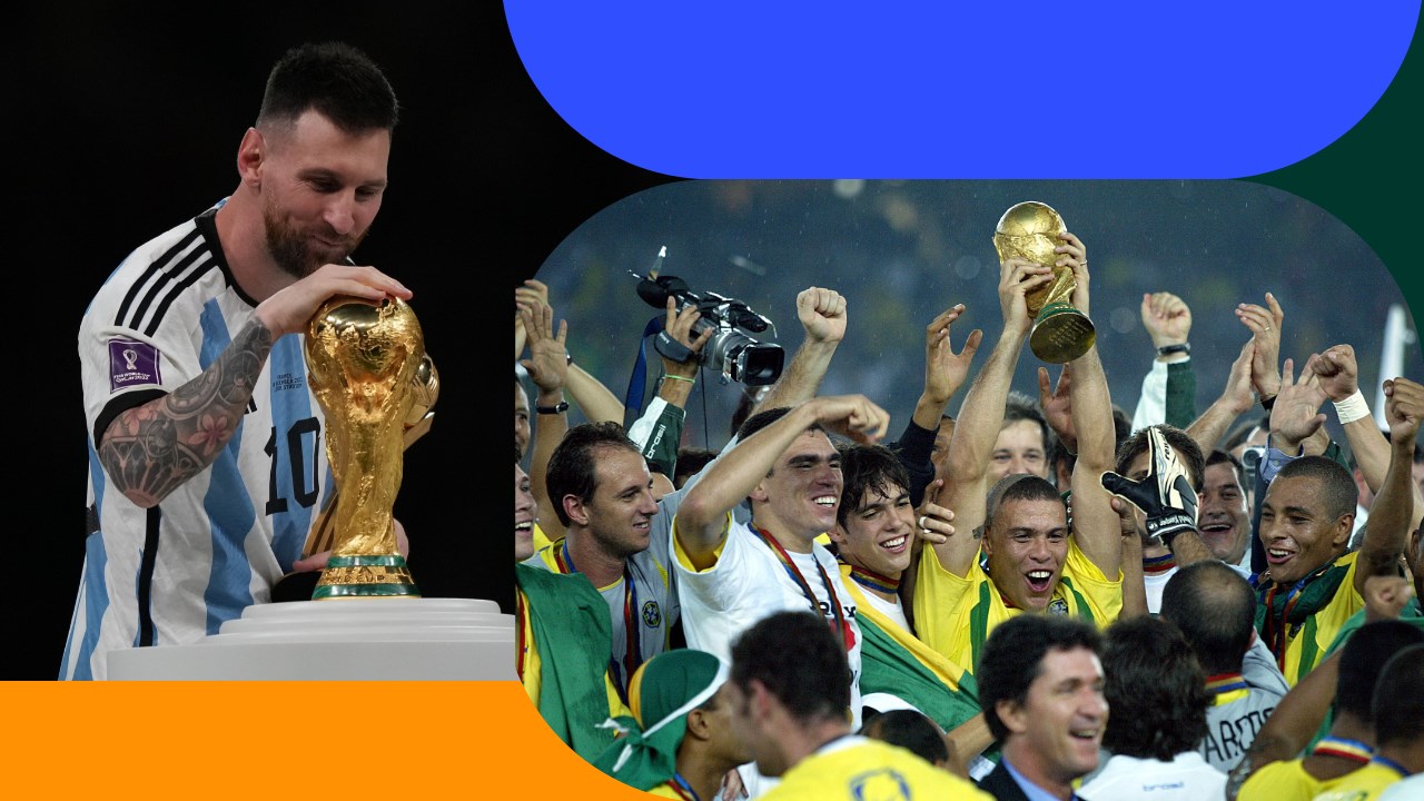 Quais seleções jogaram mais finais de Copa do Mundo na história?