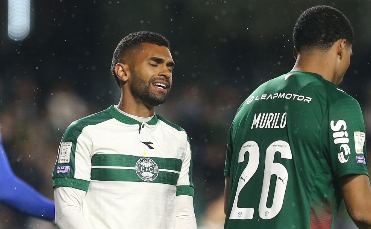 Coritiba não segura o Palmeiras e tem retorno amargo ao Brasileirão