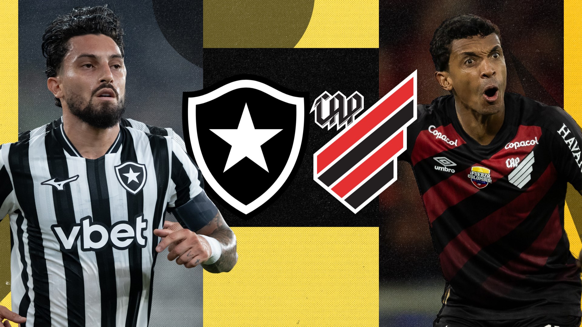 Botafogo x Athletico: Escalações e onde assistir ao vivo