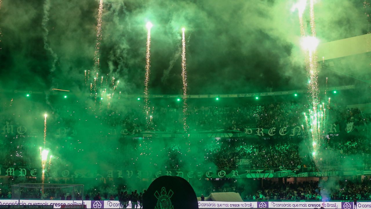 Coritiba registra melhor público no Brasileirão contra o Corinthians
