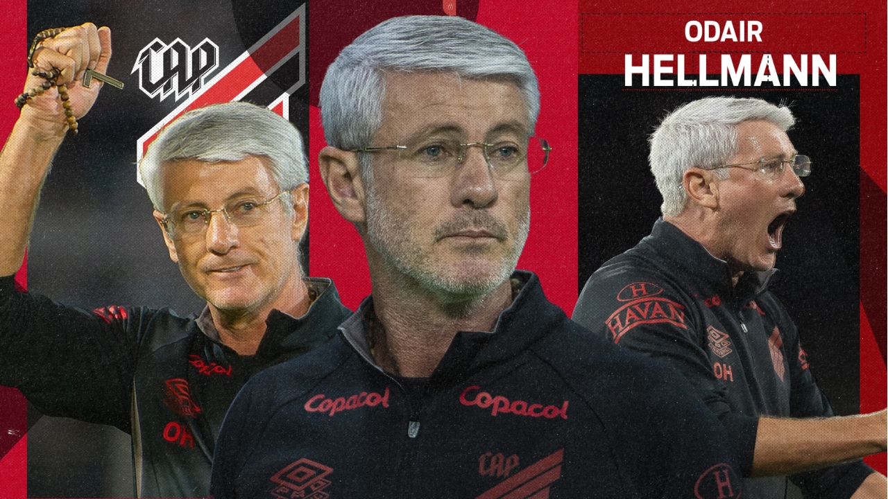 Odair Hellmann supera ídolo da torcida e quebra recorde histórico no Athletico