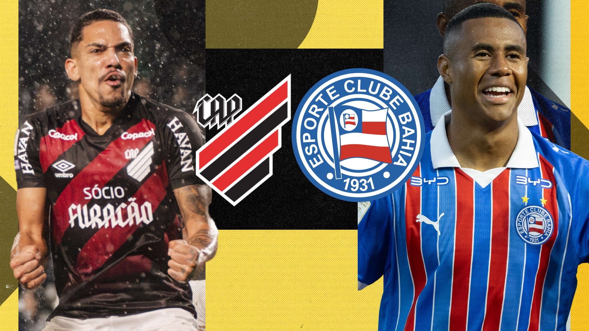 Athletico x Bahia: Escalações e onde assistir ao vivo