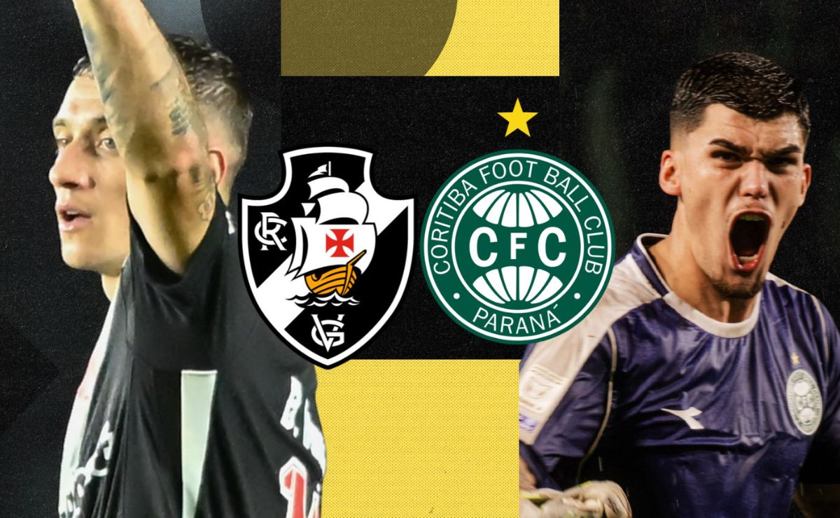 Vasco x Coritiba: Escalações e onde assistir ao vivo